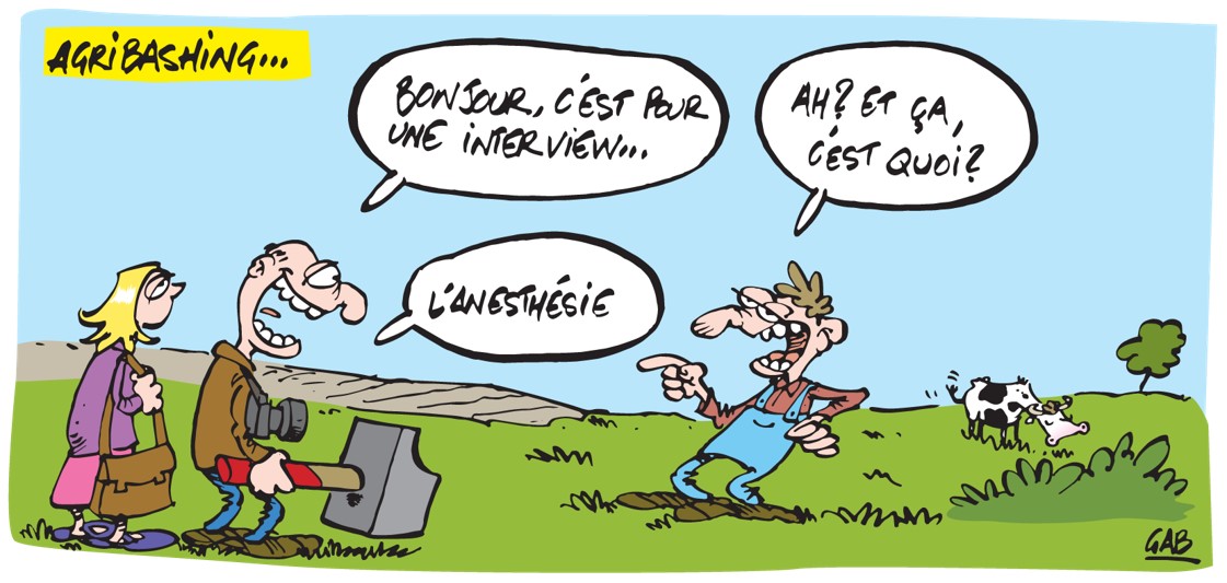 illustration agribashing